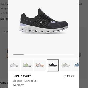 Women’s On Running Cloudswift Size 7